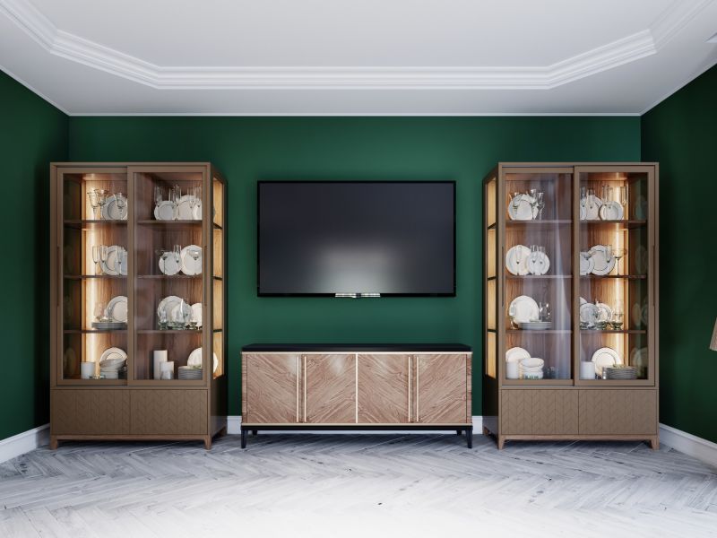 Fireplace Cabinet Installation in Fairfax, VA