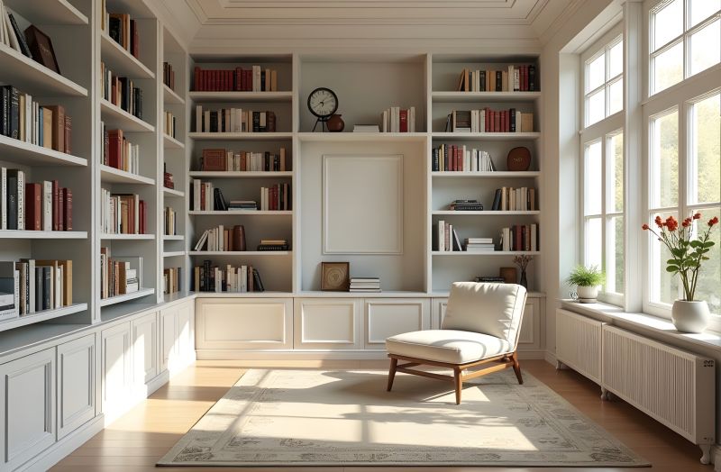 Custom Bookshelves Installation in Annapolis, MD